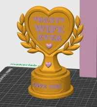 Wife Trophy Color - 0.2mm layer, 2 walls, 10% infill