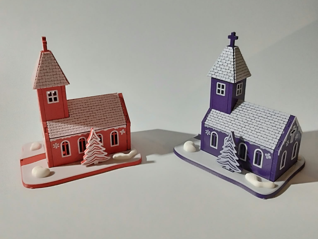 Christmas KITcard Church – Print-in-One - 1