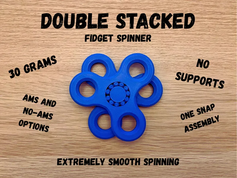 Double Stacked Fidget Spinner