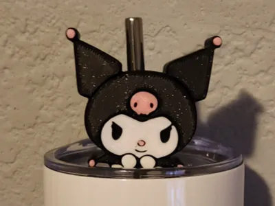 Stanley Kuromi Straw Topper