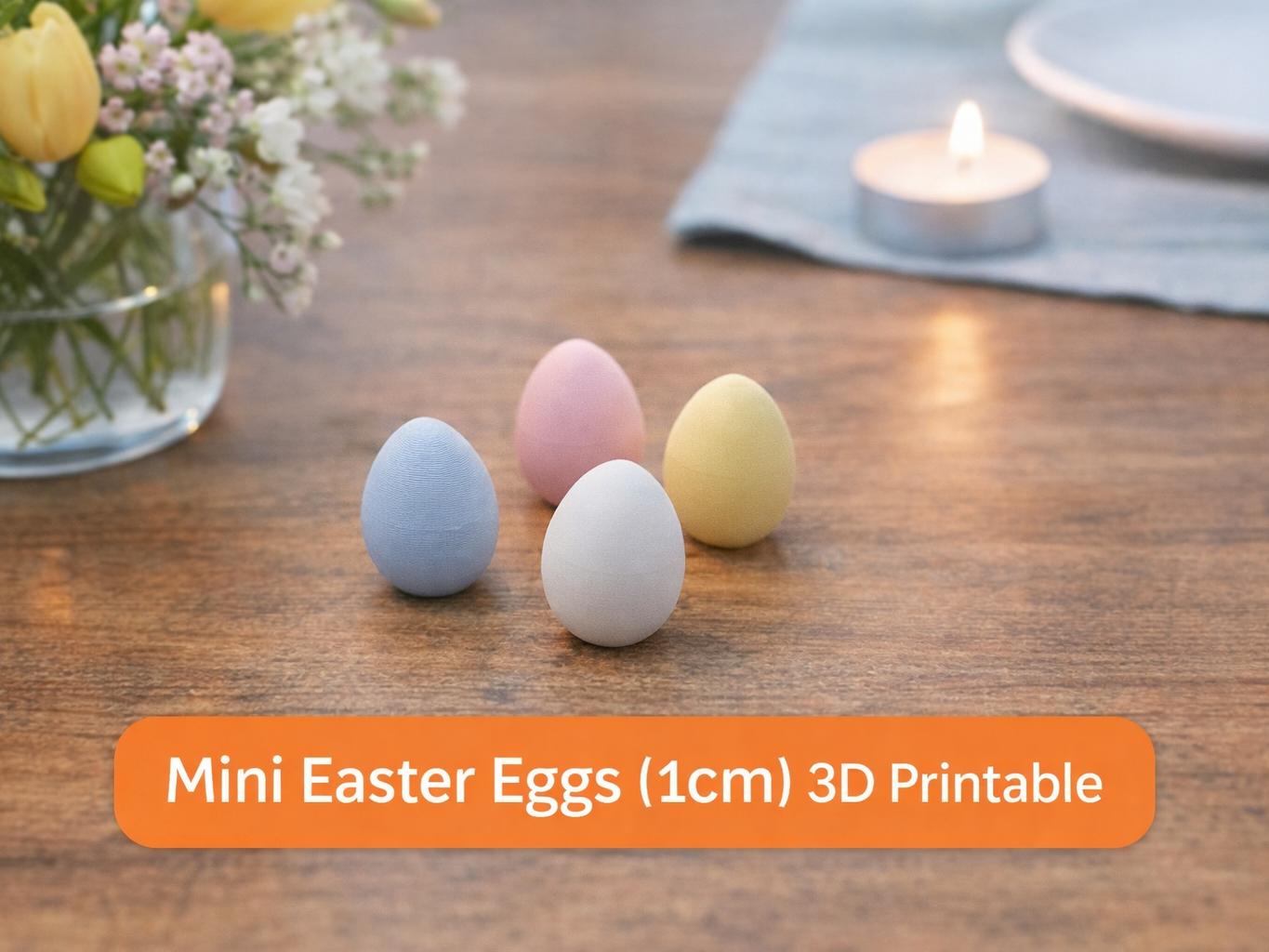 Tiny Easter Eggs 1cm – Mini Decoration for Easter