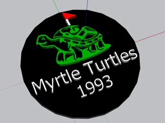 Myrtle Turtle Golf Ball Marker