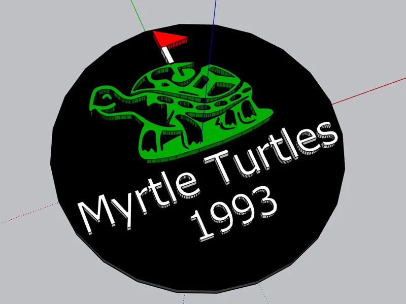 Myrtle Turtle Golf Ball Marker