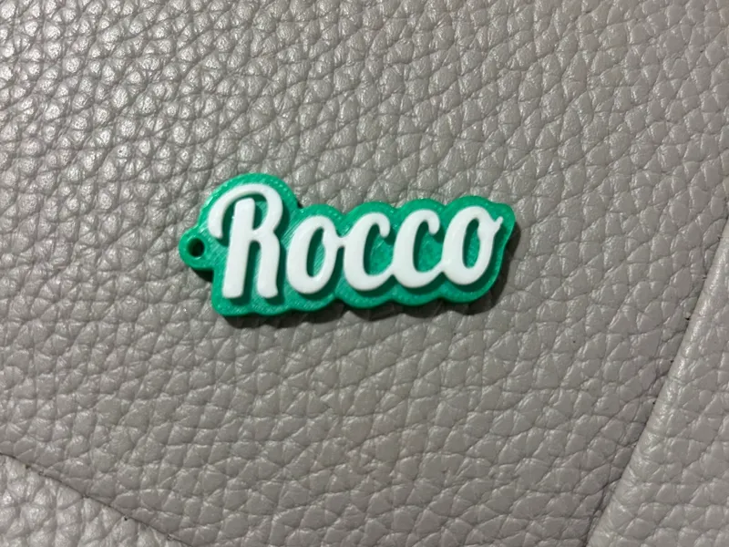 Rocco name keychain