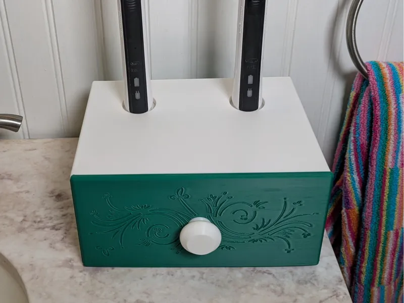 Oral-B Dual Electric Toothbrush Holder and Drawer