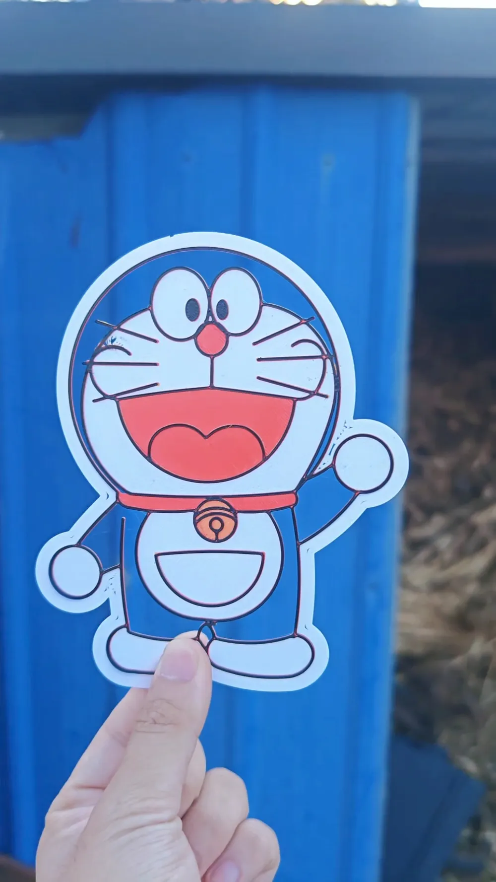 Doraemon Cutout Art - Free 3D Print Model - MakerWorld