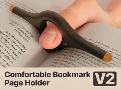 Comfortable Bookmark Page Holder V2