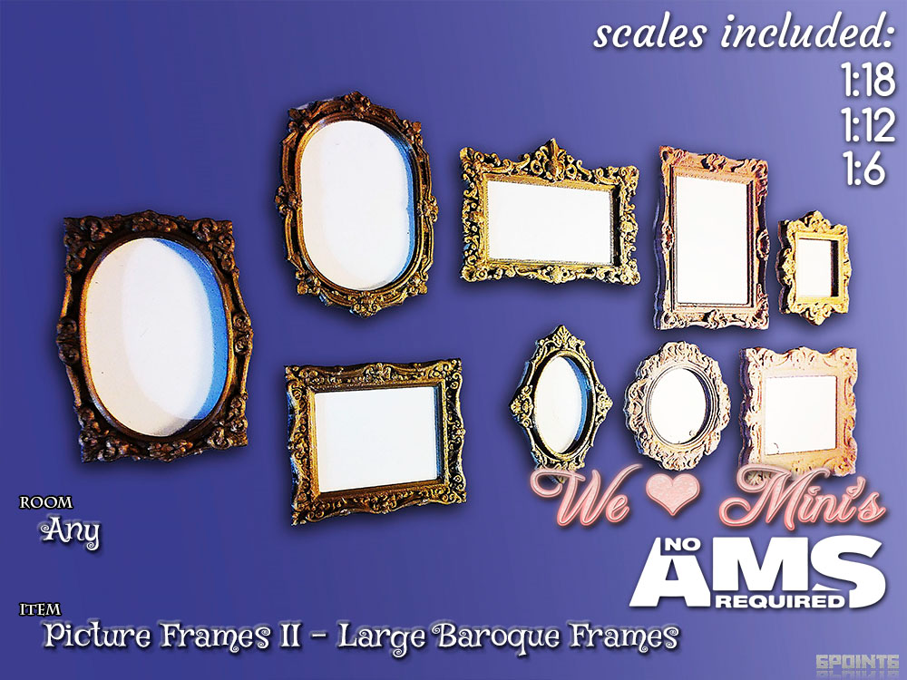 WLM - Picture Frames II - Large Baroque