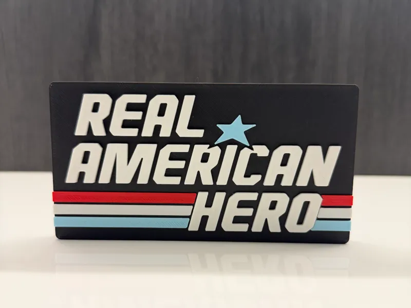 Real American Hero Logo
