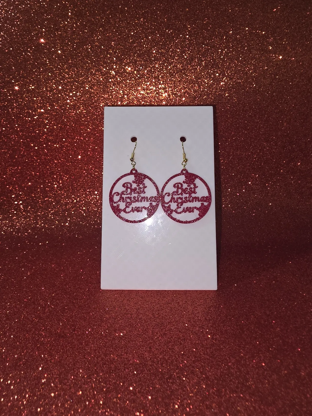 Best Christmas ever earrings view 2