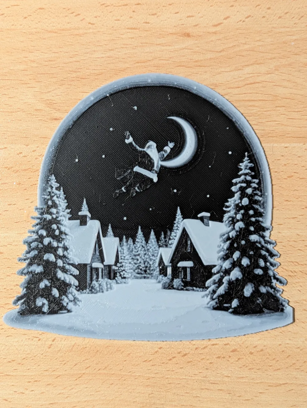 Jumping Santa Christas Ornament by user_5900268 - MakerWorld