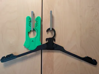 Foldable clothes hanger with innovative features