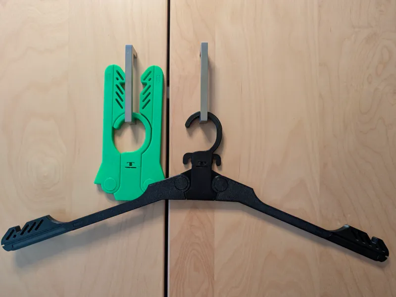 Foldable clothes hanger with innovative features
