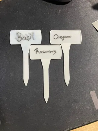 Plant Label Sign