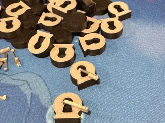 Lock Boardgame Token - Clank! Catacombs