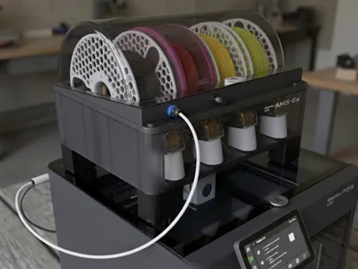Modular AMS / AMS2 Lid Riser (with PTFE Support)