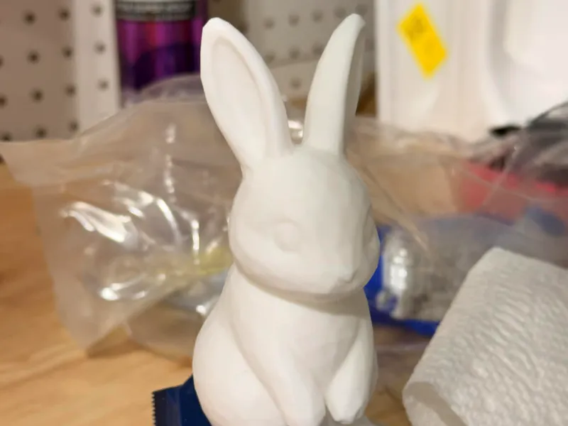 Easter Rabbit Bunny - Low Poly 
