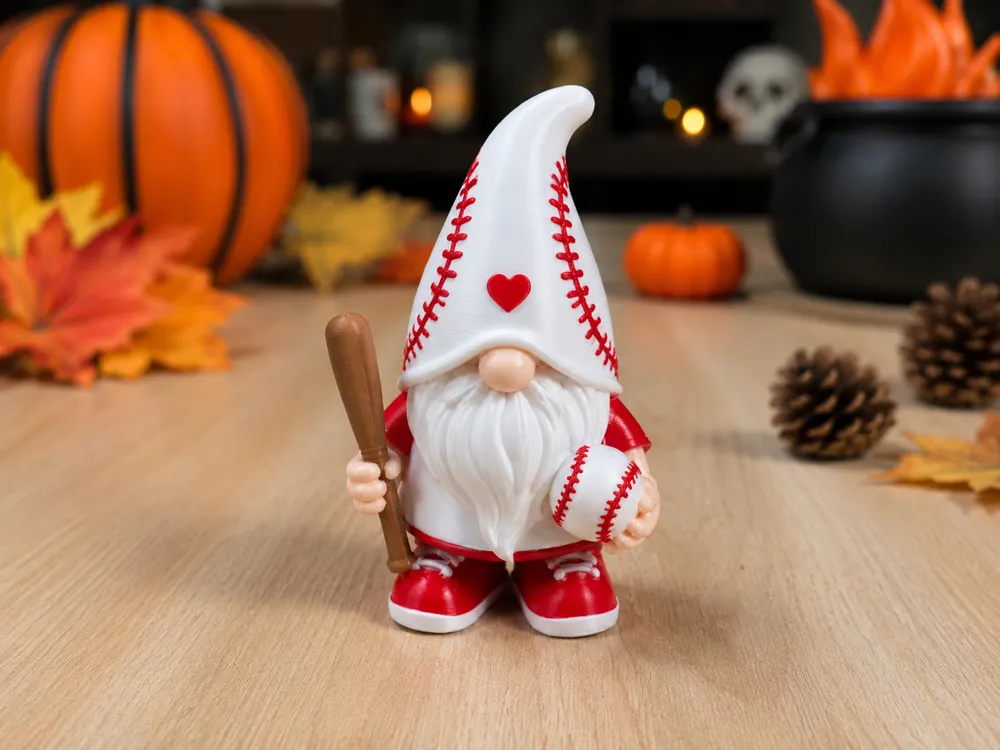 Adorno temático: Baseball Gnome Collectible. Referencia del modelo original.
