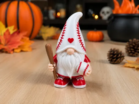 Adorno temático: Baseball Gnome Collectible — referencia de MakerWorld