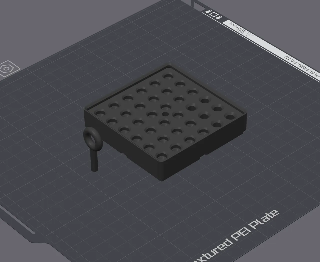 Earring organizer for Gridfinity! view 3