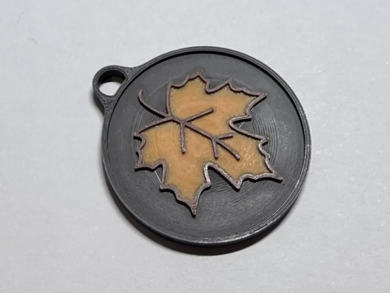 Maple keychain