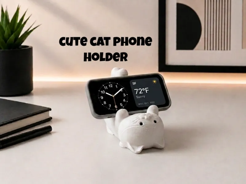 Cute Cat Phone Holder