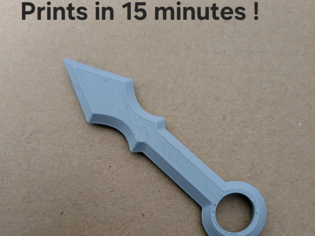 Mini Throwing Japan Knife | Prints in 15 minutes!