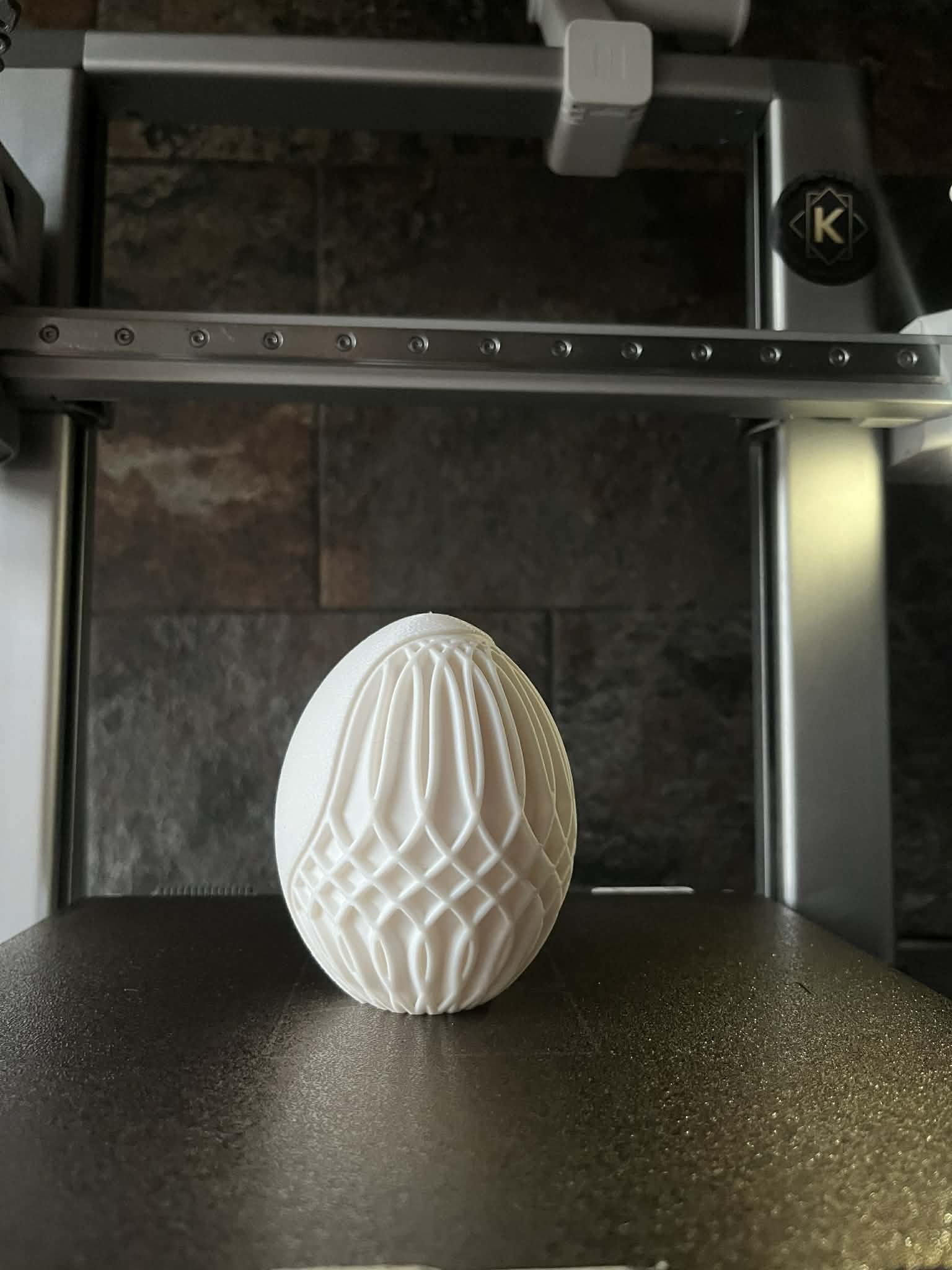 Miniatura 4 do modelo 3D Easter Egg – Organic Weave