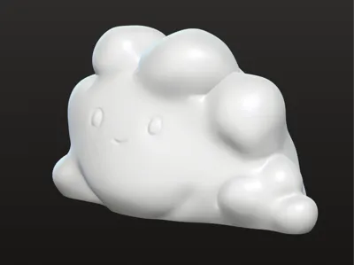 Happy Cute Cloud Guy