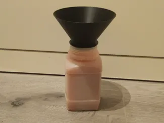 Silica funnel