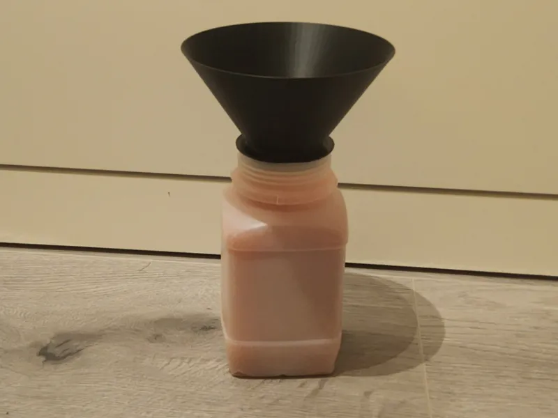 Silica funnel