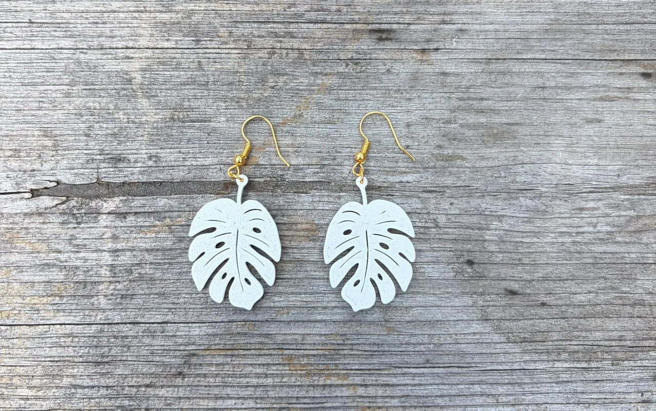 Monstera Ohrringe view 4