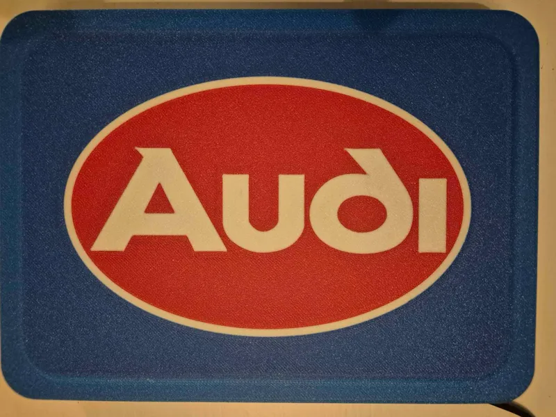 Audi lightbox 1990's style