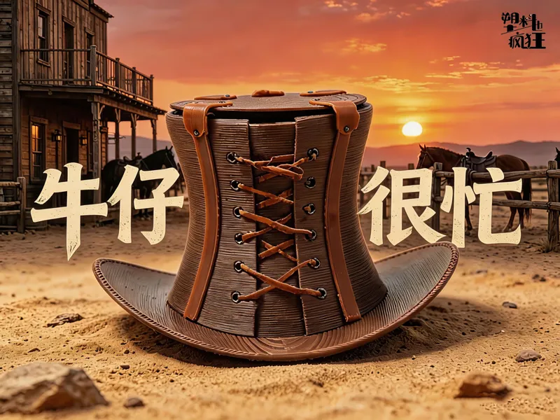 创意帽子收纳系列1 | 牛仔很忙 | X2D、H2C不能错过的多色模型！