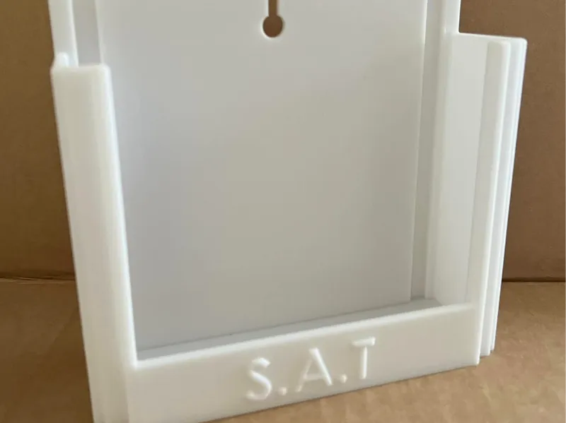Wall mount for CSN Technologies S.A.T device