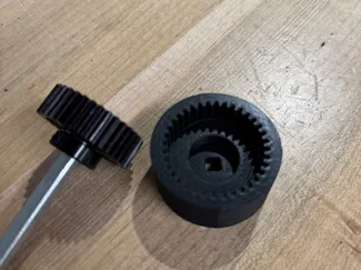 1/8" Cutting/Sanding Jig for Halving 36T VEX Gears