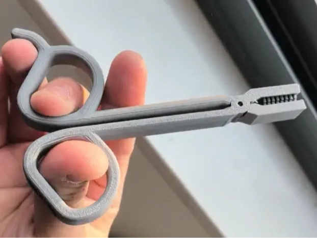 U1用剪刀形状的硅胶清理刷