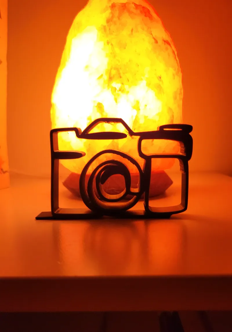Minimalist Camera Line Art | Ethereal Camera Statue | Minimalist Camera Art