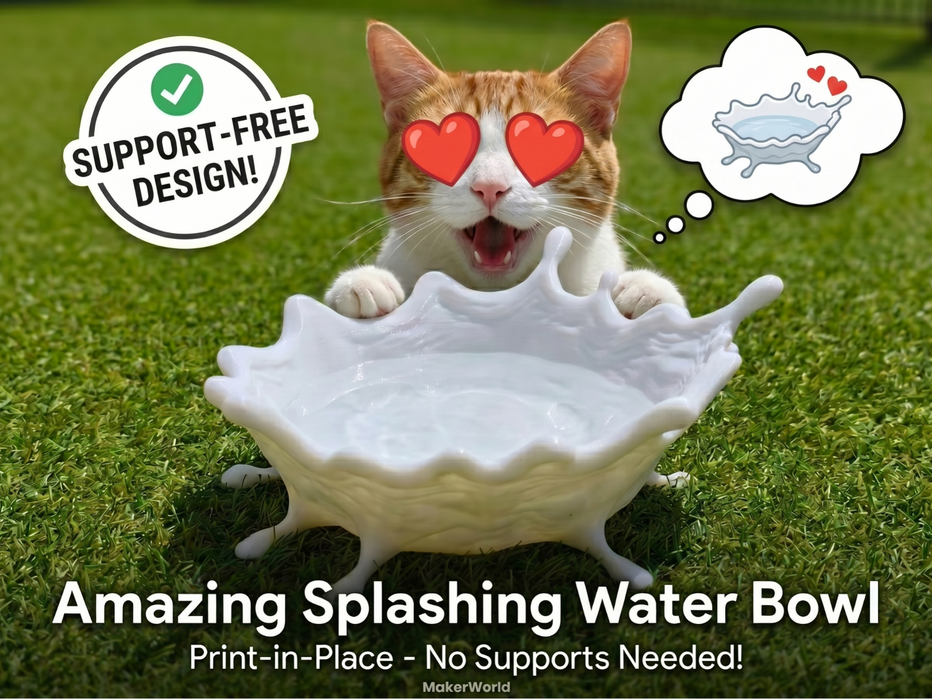 Amazing Splashing Bowl (No Supports) 