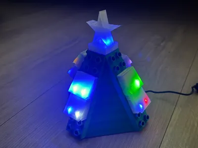 Duplo Christmas Tree with lights