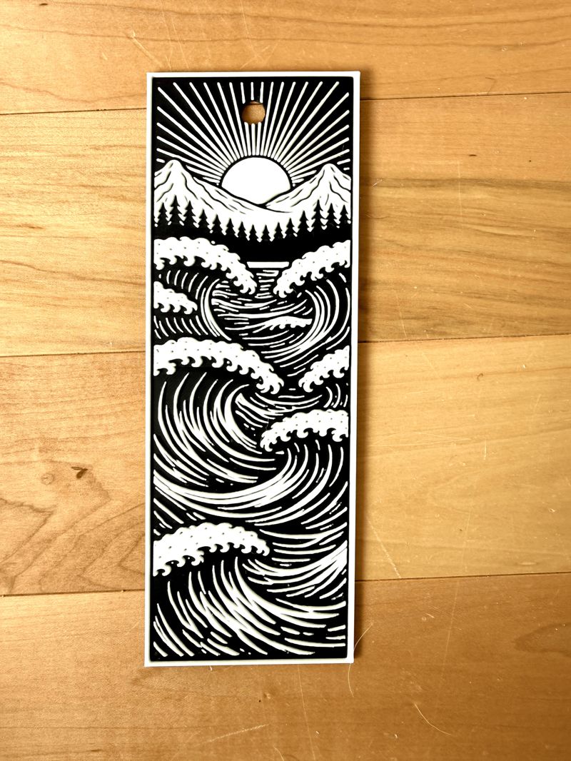 Mountains meet the Sea Bookmark