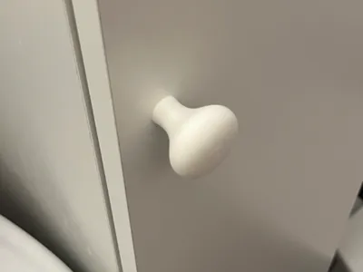 Doorknob for M4 screw (e.g., IKEA Nysjön)