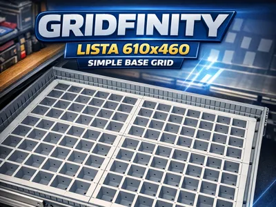 GRIDFINTIY SimpleBaseGrid for Lista 610x460mm