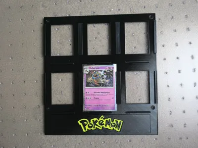 Pokémon 6‑Slot Wall Display Frame