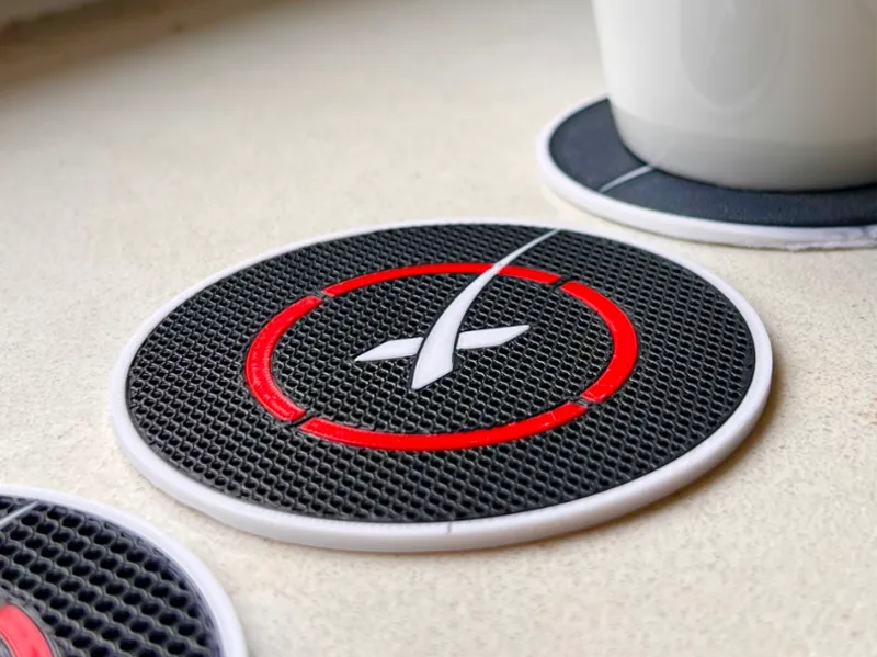SpaceX landing pad texture