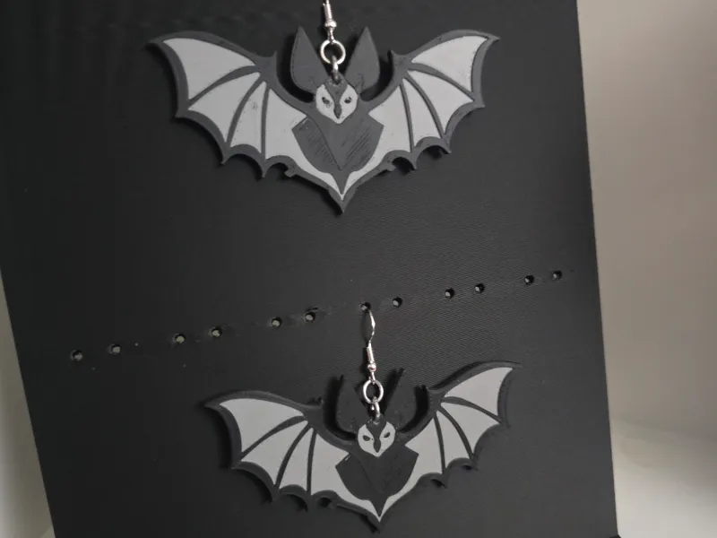 Bat Wing Earings