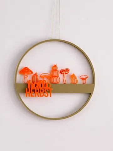 Clip o pieza de sujeción: hallo herbst – AutumnSet –Lettering for BloomFrame — vista de referencia 2