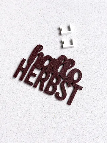 Clip o pieza de sujeción: hallo herbst – AutumnSet –Lettering for BloomFrame — vista de referencia 4