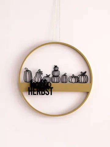 Clip o pieza de sujeción: hallo herbst – AutumnSet –Lettering for BloomFrame — vista de referencia 3
