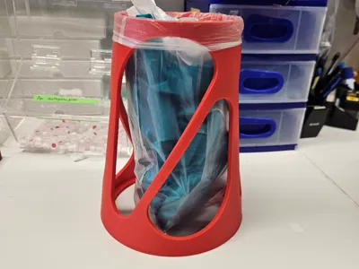 laboratory table waste bin